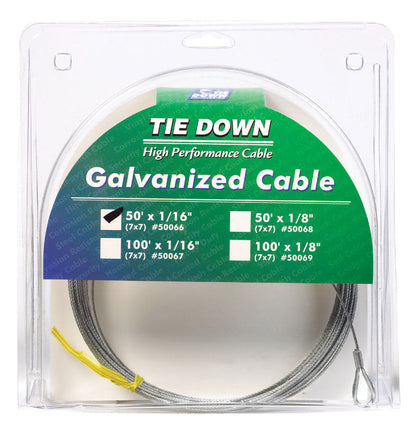 Pre-cut CABLE50'GALV1/16
