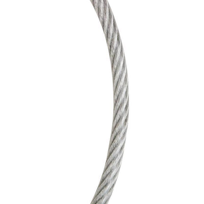Emery Jensen aircraft cable, 11 gauge stainless steel wire, 3/16 inch diameter, durable and suitable for heavy-duty applications.