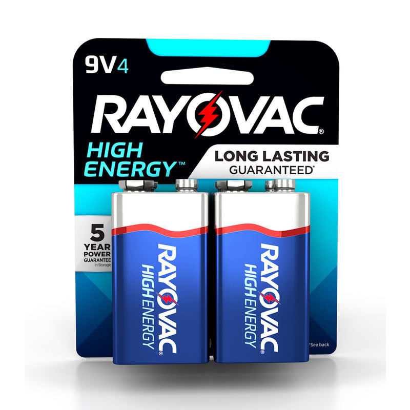 BATTERY ALKALINE 9V 4PK