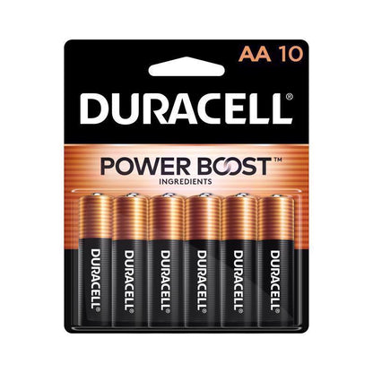 BATTERY ALKALINE AA 10PK