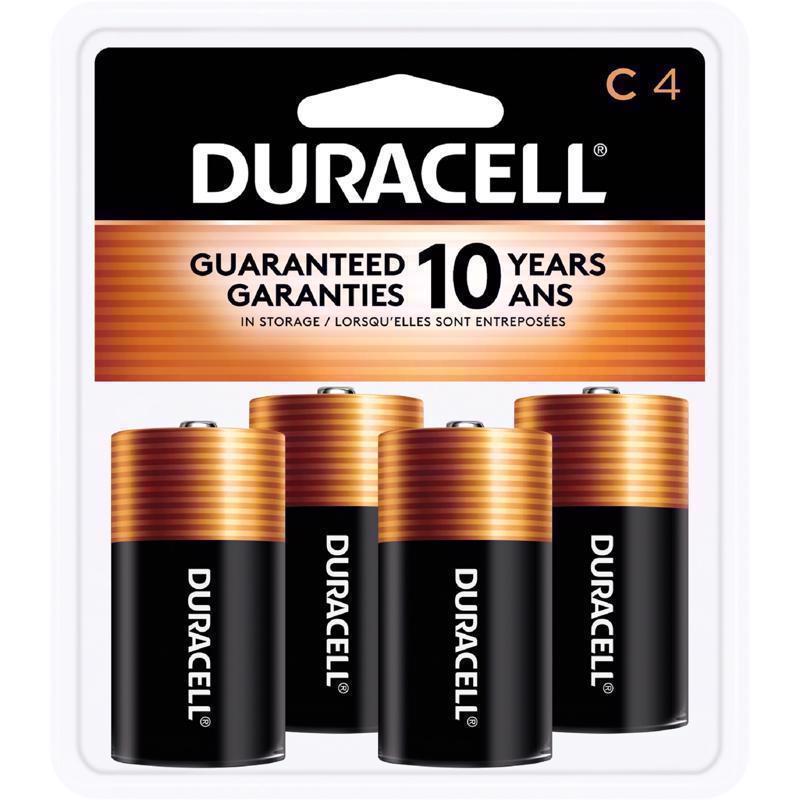 BATTERY ALKALINE C PK4