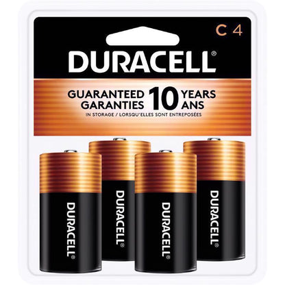 BATTERY ALKALINE C PK4