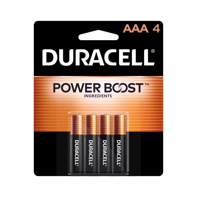 Battery- ALKLINE AAA 4PK