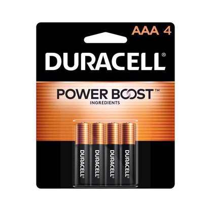 Battery- ALKLINE AAA 4PK
