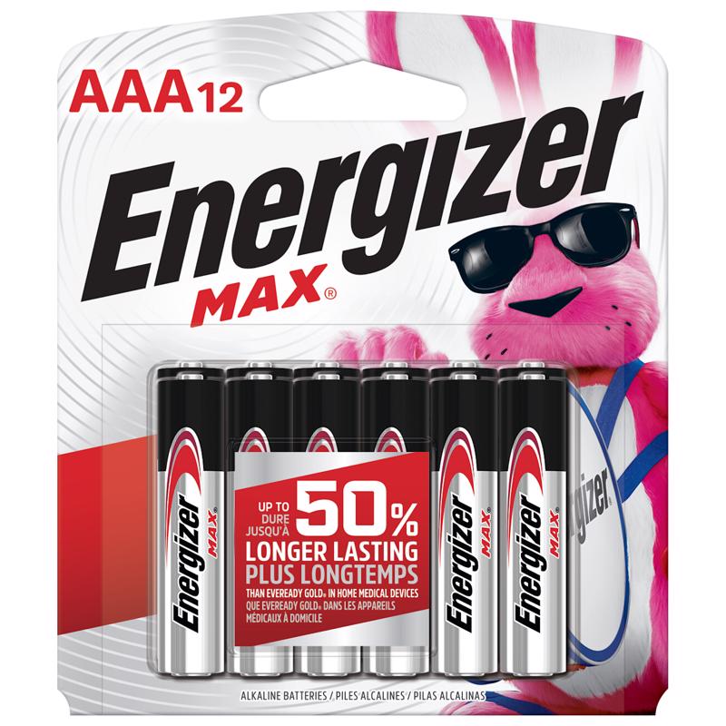 BATTERY ALKLN AAA 12PK