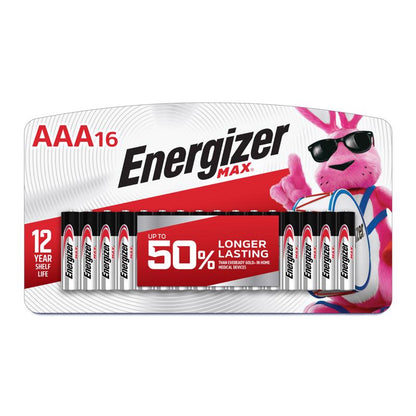 BATTERY ALKLN AAA 16PK