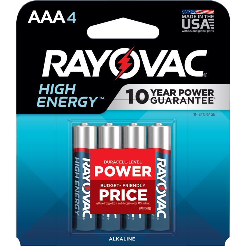 BATTERY ALKLN AAA 4PK