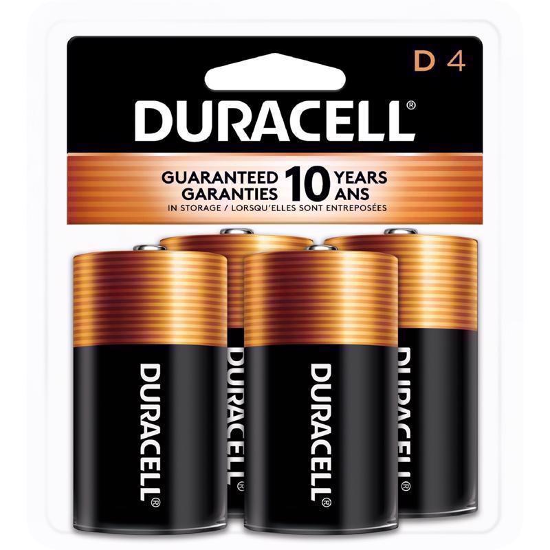BATTRY ALKALINE D 4PK