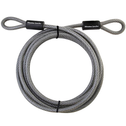 Steel cable securing cable, 3/8 inch by 15 feet, flexible all-chain security cable by Emery Jensen.