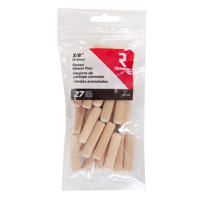 DOWEL PIN FLTD 3/8" 27PK - Pack of 5