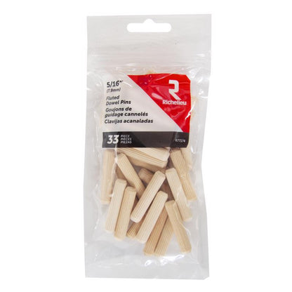 DOWL PIN FLTD 5/16" 33PK - Pack of 5