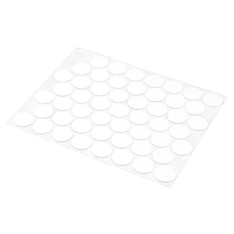 White screw hole cover from Emery Jensen all dowels set, used to conceal screw holes for a clean finish on furniture or walls.