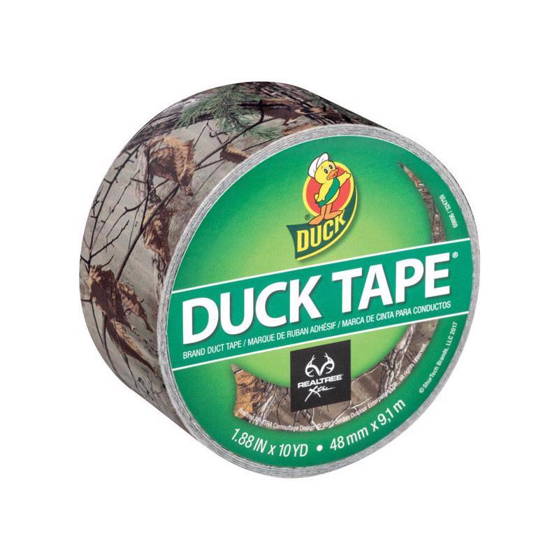 Emery Jensen DuckTAPE All Duct Tape in WDCamo pattern, 10 yards roll with camo design on durable adhesive tape.