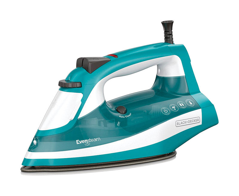 Emery Jensen IRON 1 STEP STEAM GREEN, all-in-one iron with steam function, displayed on a white background.