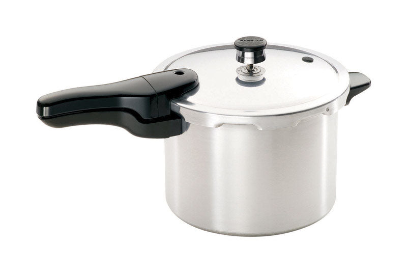 Emery Jensen 6-quart aluminum pressure cooker from the all pressure cookers collection, featuring a sturdy handle and secure lid.