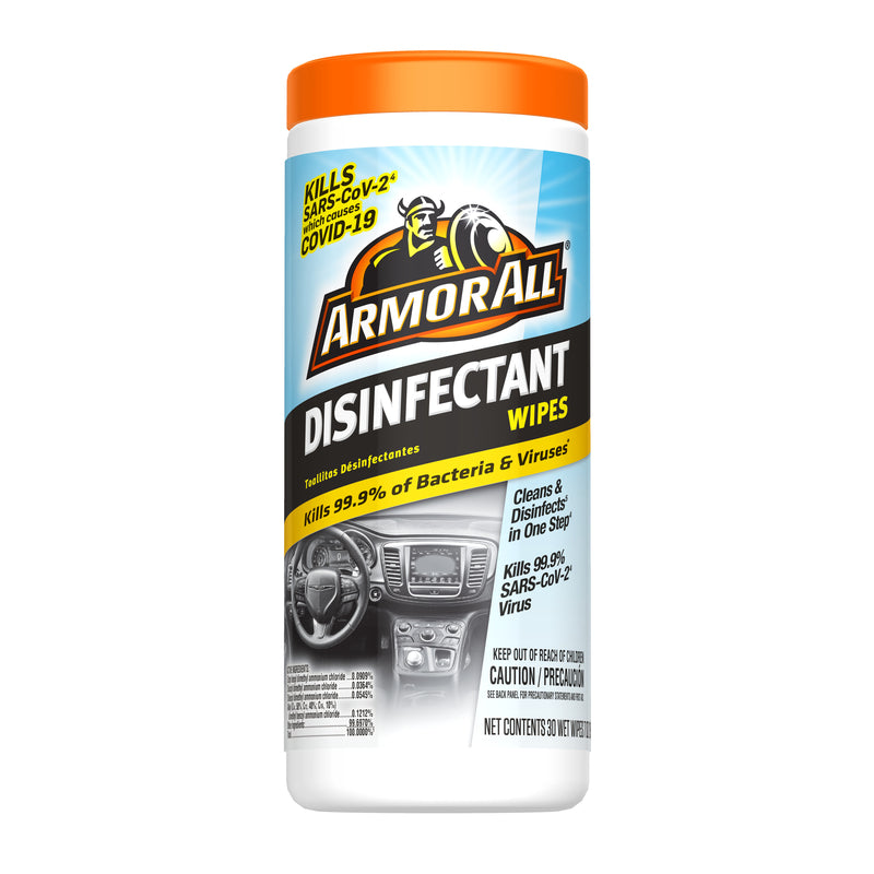 Emery Jensen ARMR All Disinfect Wipes in a pack, designed for all-purpose cleaning and disinfecting surfaces.