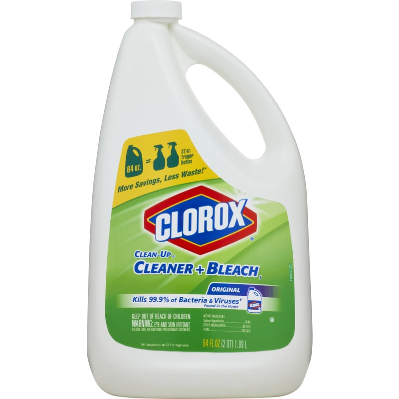 Emery Jensen CLEANR CLORX all-purpose cleaner bottles, 64 oz each, pack of 6, for versatile cleaning tasks