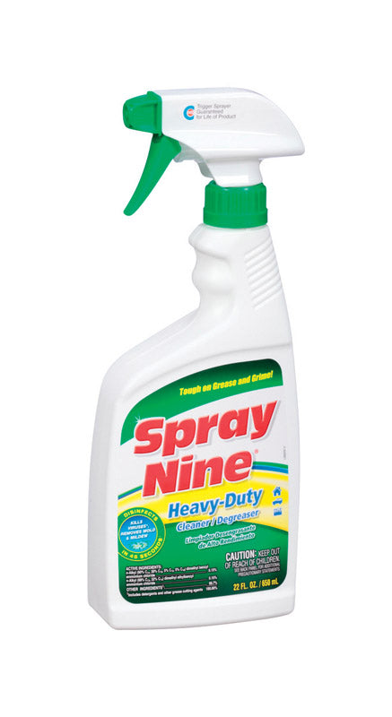 Emery Jensen CLEANR Spray-Nine 22oz all-purpose cleaner bottles, pack of 12, for versatile cleaning tasks.