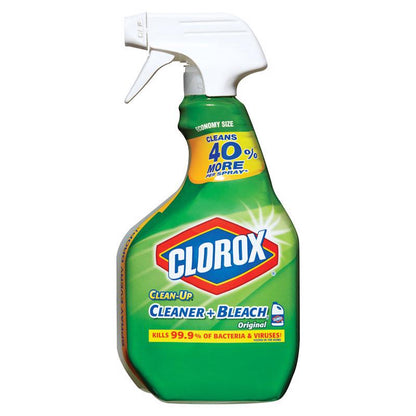 Set of nine Emery Jensen Clorox all-purpose cleaner bottles, 32oz each, designed for versatile household cleaning tasks.