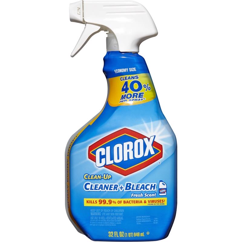 Emery Jensen Clorx Cleanup Fresh all-purpose cleaner bottles, 32oz each, in a pack of nine for versatile cleaning.