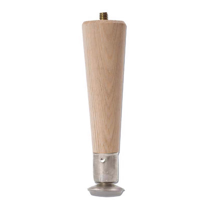 Wooden 5.5-inch round leg for tables from Emery Jensen, showcasing a sturdy all-table-leg design in natural wood finish.