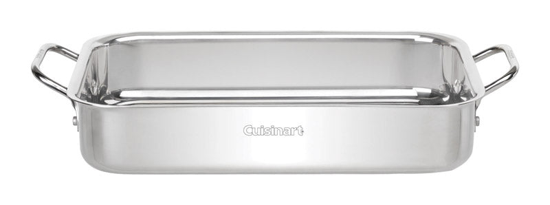 Emery Jensen 13.5-inch aluminum lasagna pan, stainless steel bakeware for baking and roasting in the kitchen.