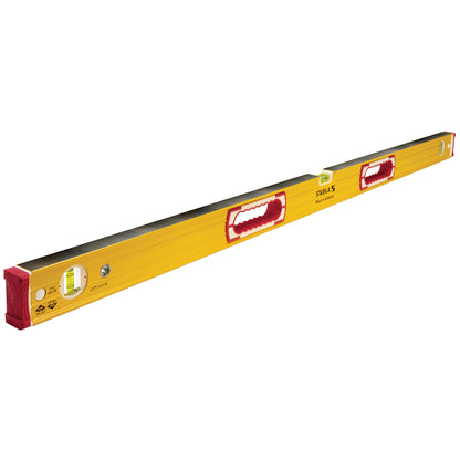 Emery Jensen 48-inch aluminum magnetic level with three vials for accurate leveling and plumb measurements.