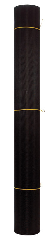 Black aluminum screen from Emery Jensen, 48x100 inches, durable mesh for screening windows and doors.