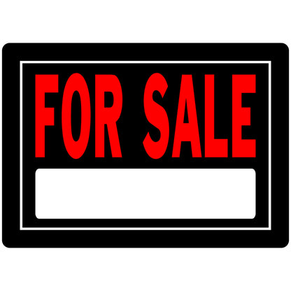 FOR SALE SIGN ALM 10X14" - Pack of 6
