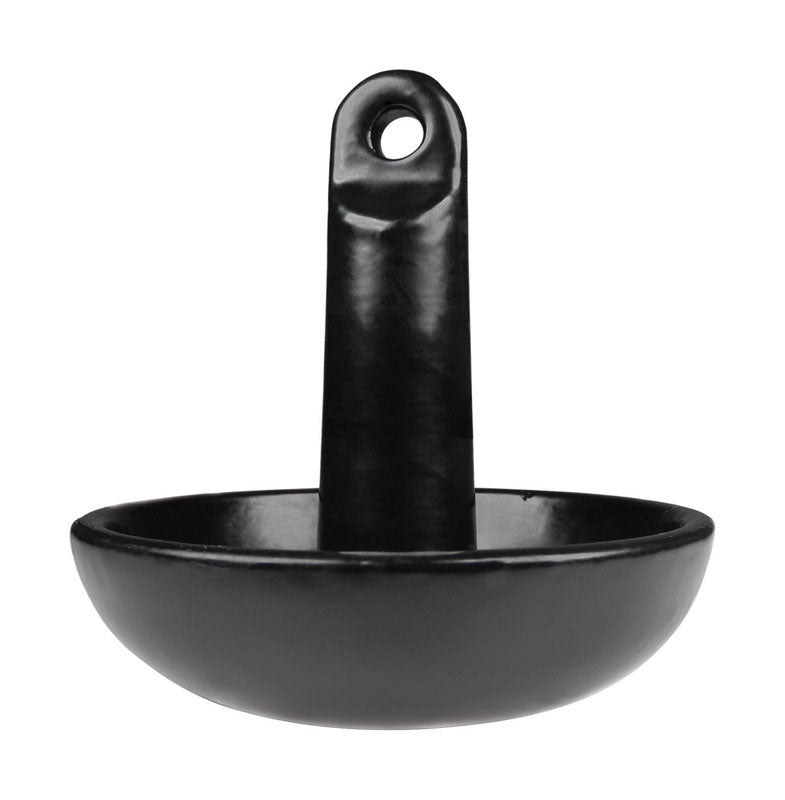 Emery Jensen 10lb Anchor Mushroom with chain and rope, designed for secure marine anchoring and mooring applications.