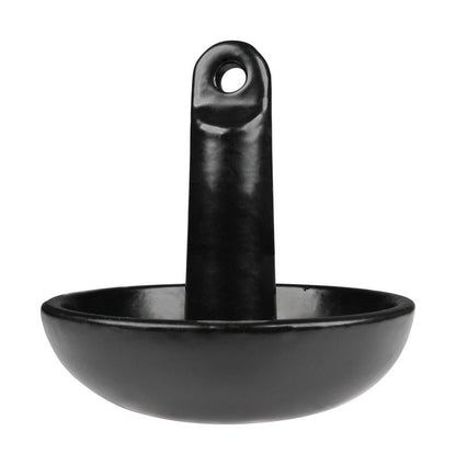 Emery Jensen 10lb Anchor Mushroom with chain and rope, designed for secure marine anchoring and mooring applications.