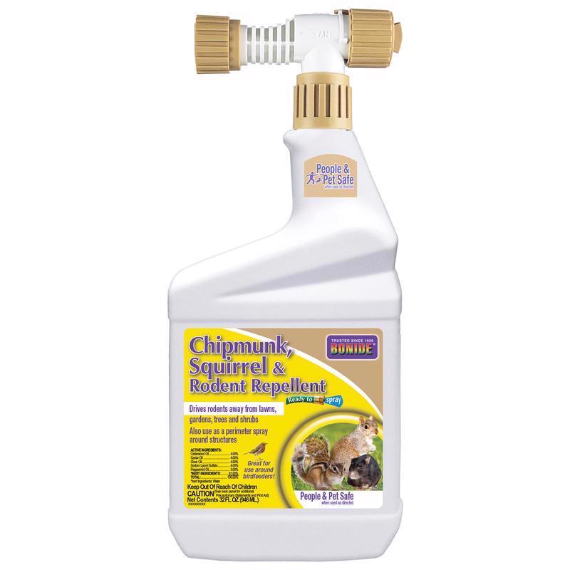 Emery Jensen rodent repellent RTS 32oz bottle with label, designed to deter mice and rats in homes or garages.