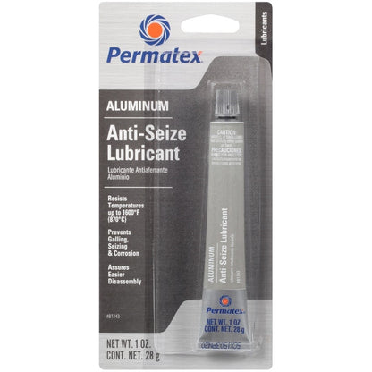 Emery Jensen anti-seize compound in a 0.1oz container, used to prevent metal seizing and corrosion in mechanical applications.