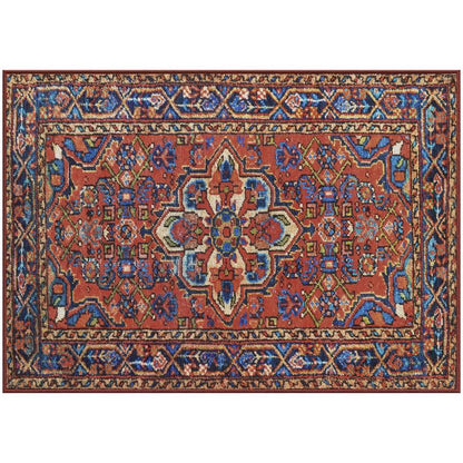 Emery Jensen 24x34-inch area rug floor mat with a textured, neutral design for home or office decor.