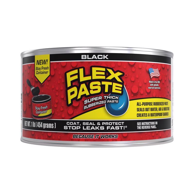 Emery Jensen Flex Paste Rubber Black 1lb, as seen on TV, flexible rubber paste for sealing and repair applications.