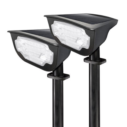 Emery Jensen LED garden light in black, with 44 lumens, designed for outdoor illumination, as seen on TV product.