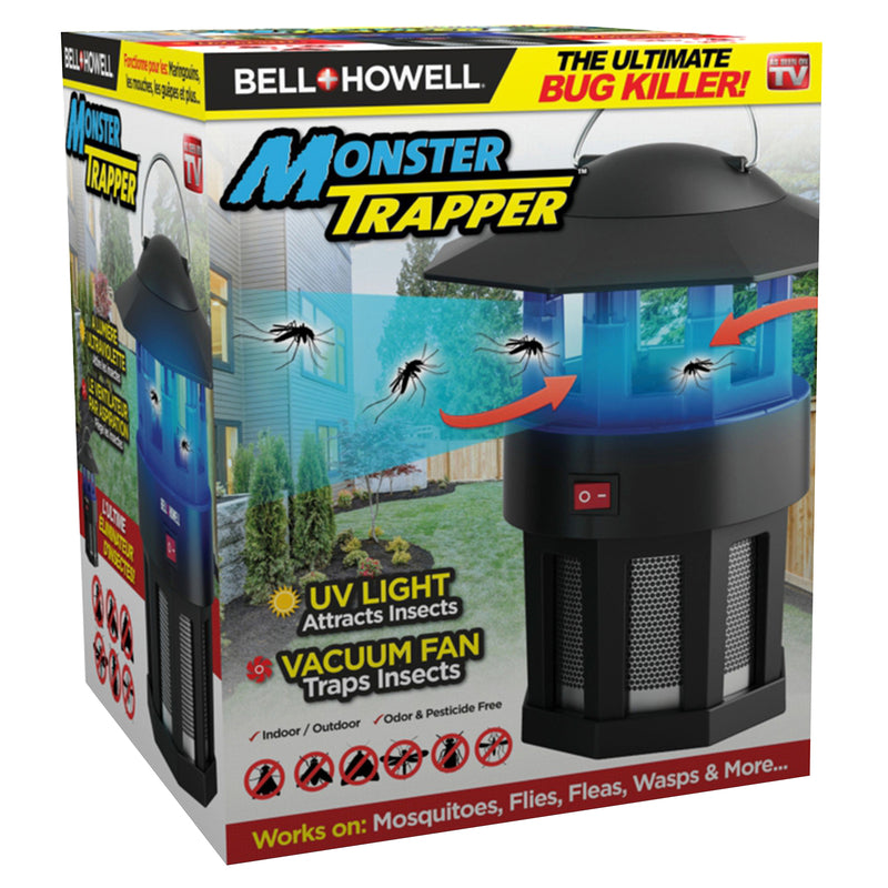 Emery Jensen insect killer Monstr TRP, as seen on TV, with a sleek design and electric grid for pest control.
