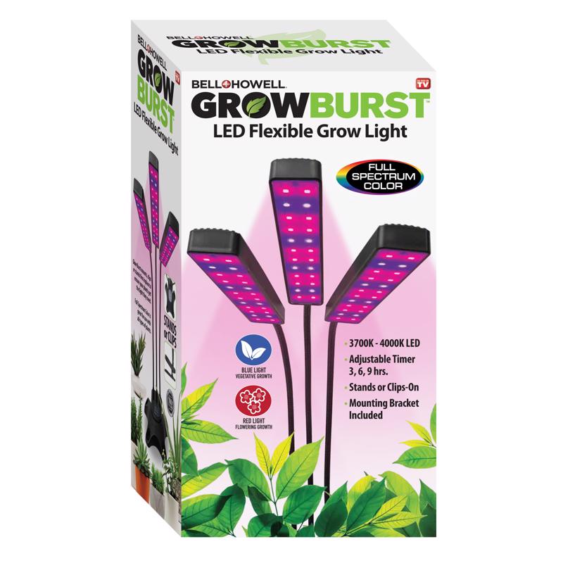 Emery Jensen 6W Table Grow Lamp made of plastic, designed for indoor plant growth, as seen in the product image.
