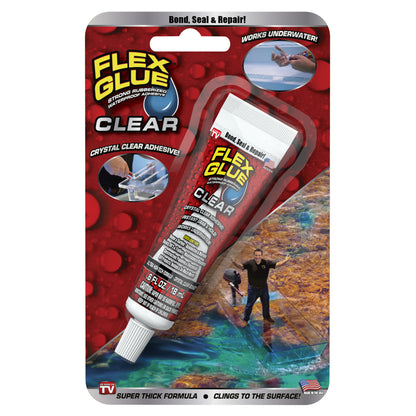 Emery Jensen Waterproof Adhesive CLR, as seen on TV, in a tube for waterproof bonding and repair.