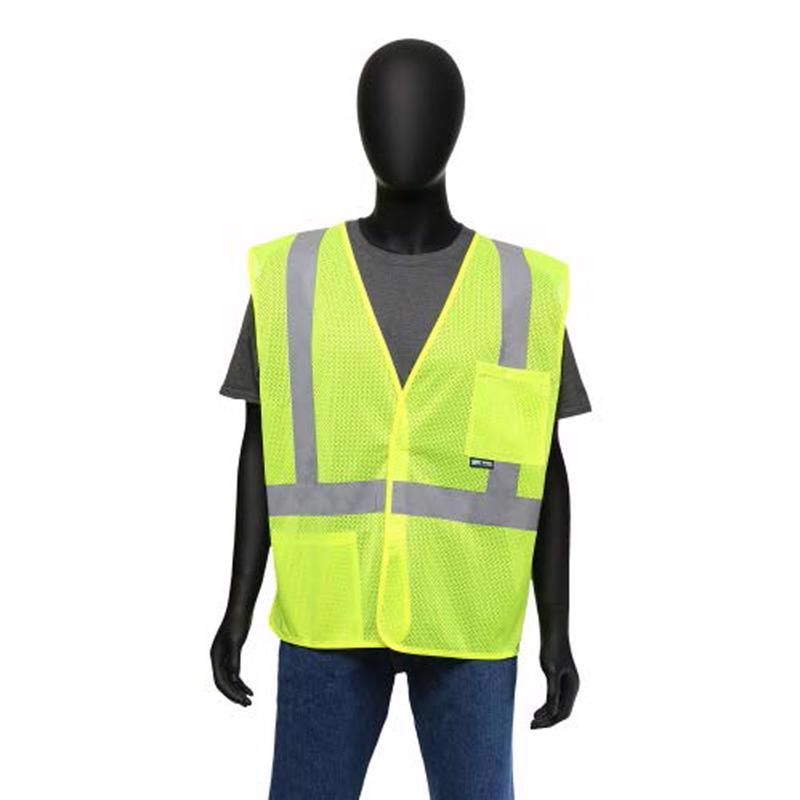 SAFTY VEST POLYSTR LM OS - Pack of 3