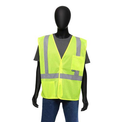 SAFTY VEST POLYSTR LM OS - Pack of 3