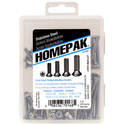 MCHN SCREW KIT ASRT OVAL