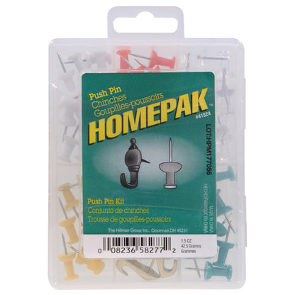 PUSH PIN KIT ASRTD 100PK