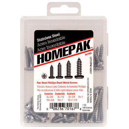 SM SCREW KIT ASRT PAN