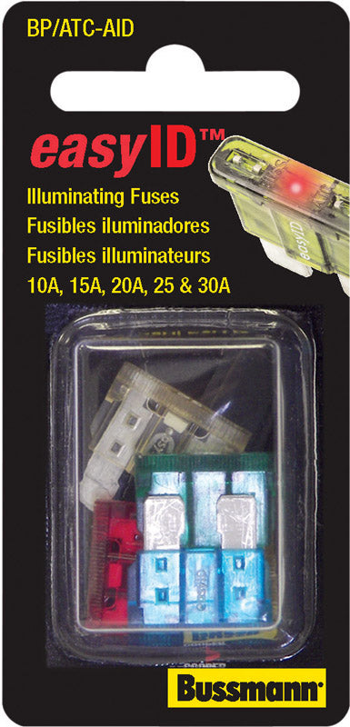 Emery Jensen blade fuse set with assorted ATC/ATM fuses, including 30A fuse, for automotive electrical protection.