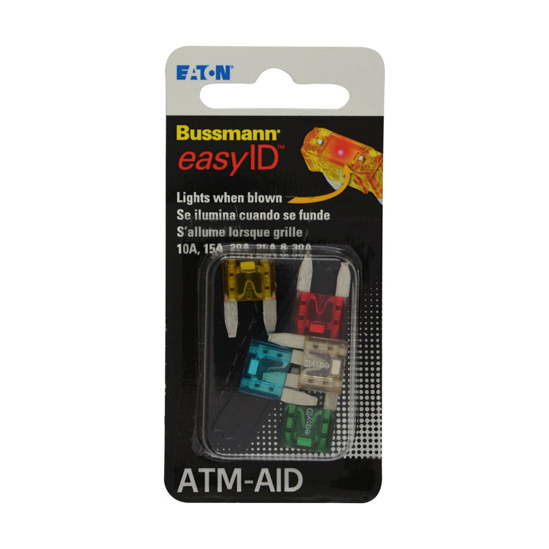 Emery Jensen blade fuse assortment with ATM 30A ATC/ATM fuses for automotive and electrical applications.
