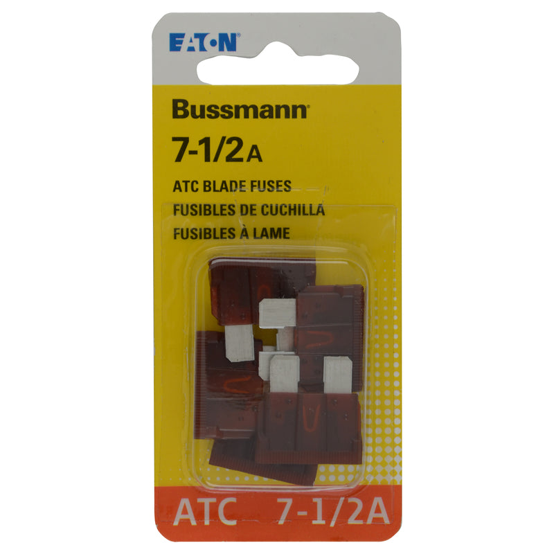 Emery Jensen FUSE AUTO ATC 7.5amp CD5, automotive ATC/ATM fuse with clear plastic body and metal terminals for vehicle safety.