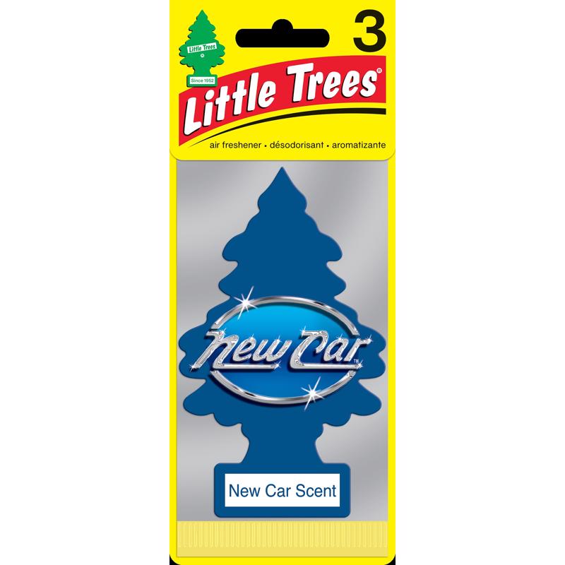 Emery Jensen auto air fresheners NewCar 3-pack, set of 8, freshen vehicle interiors with fruity scent in a compact design.