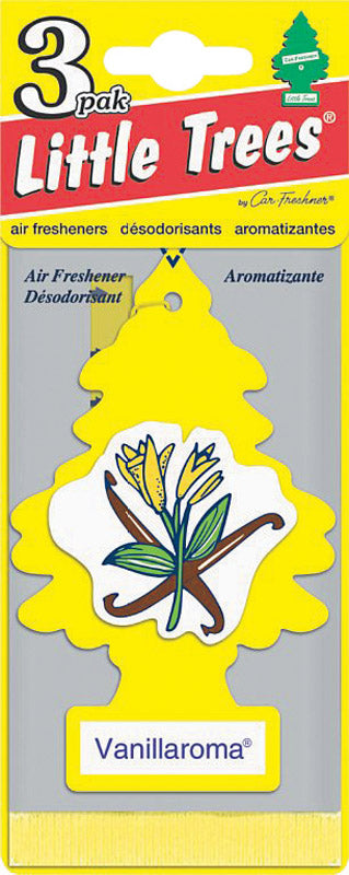 Emery Jensen auto air fresheners vanilla aroma pack of 8, rectangular freshener with vanilla scent for car interior.