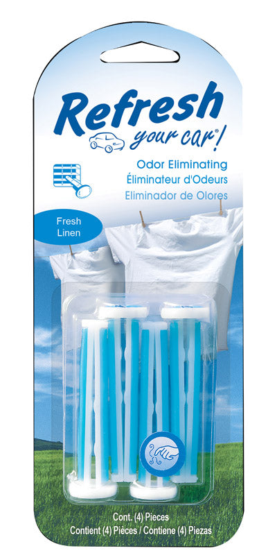 Emery Jensen VENTCLIP RYC FRSHLNN auto air fresheners, 4-pack, fresh scent clip for car vents, easy to use and long-lasting.